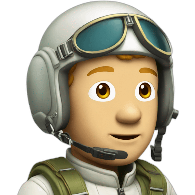 Tintin pilote  emoji