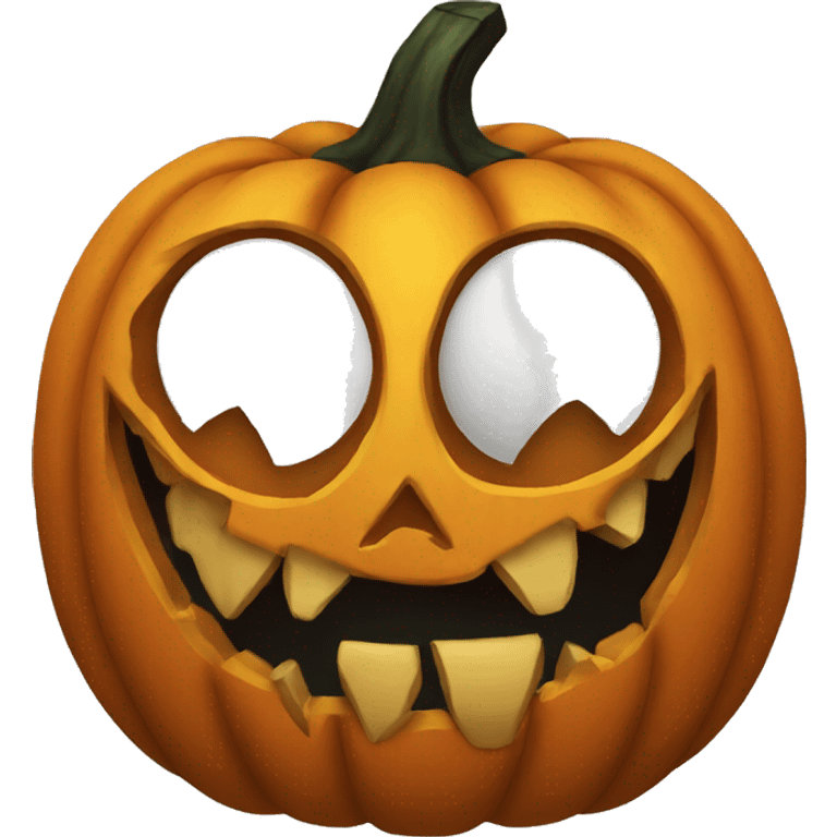 Halloween pumpkin evil emoji