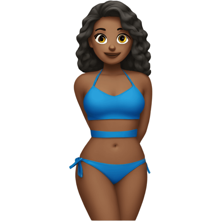 Blue bikini  emoji