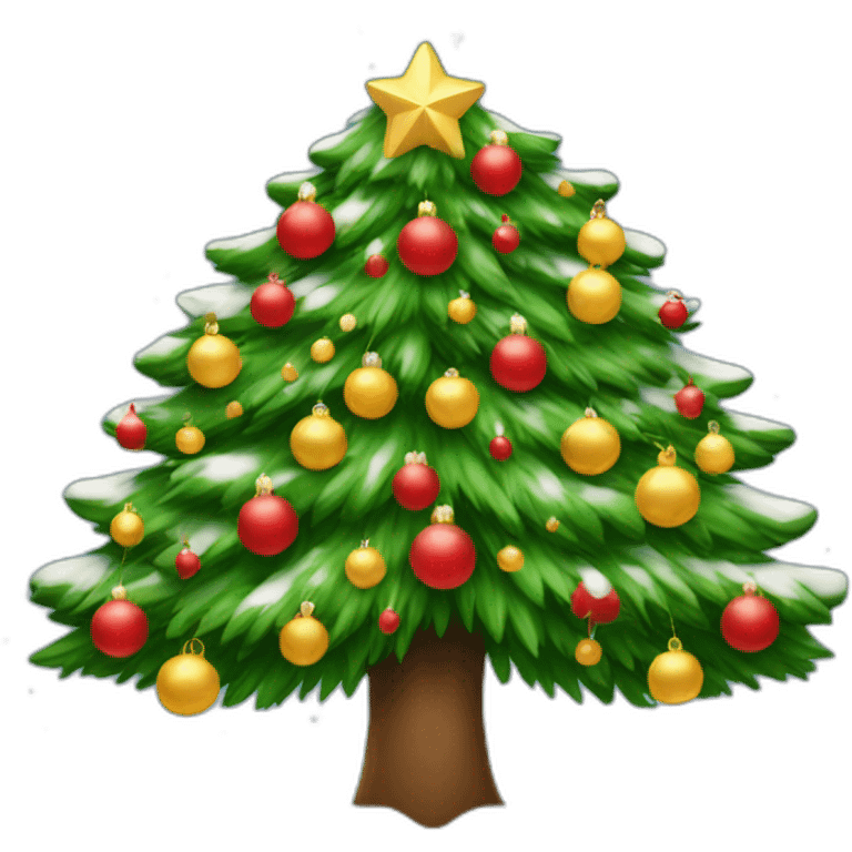 Arbol de navidad feliz emoji