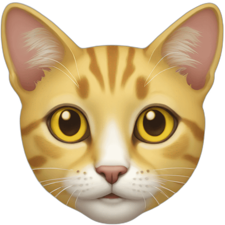 Yellow brazilian street cat emoji