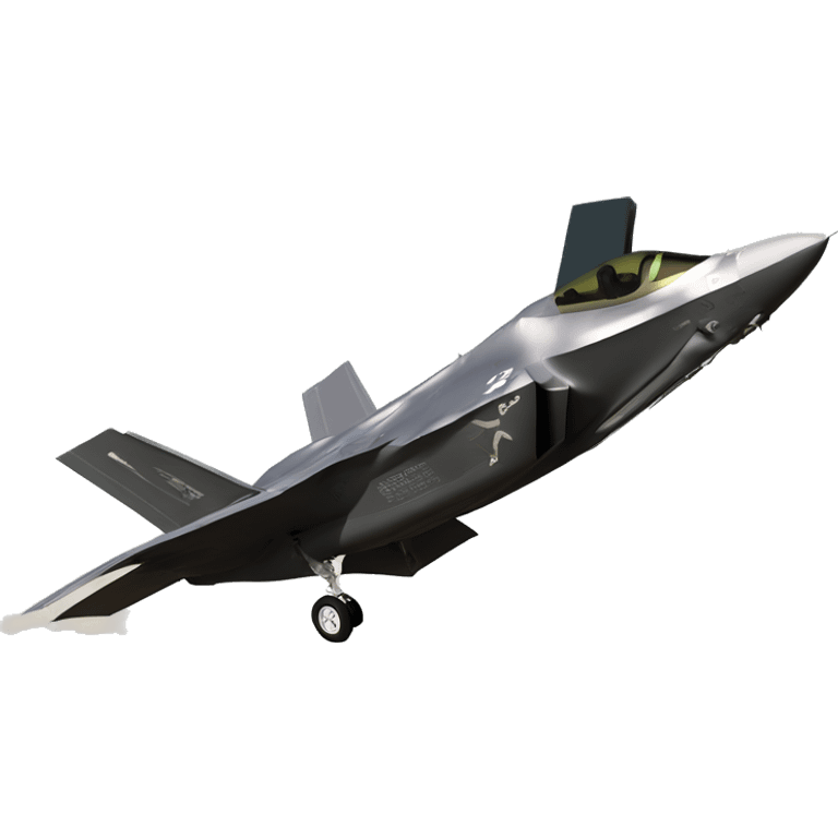 F35 with a pilot in it Saying "Ziv" emoji