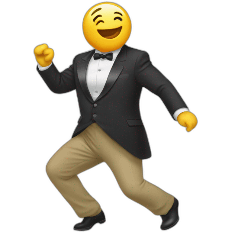 un comcombre qui danse emoji