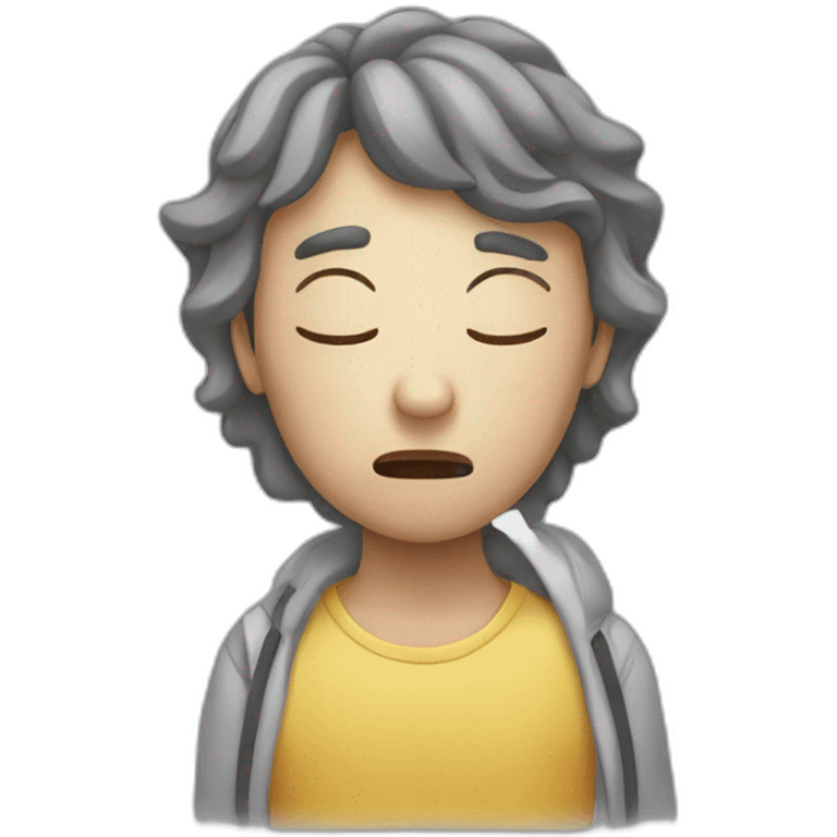 person suffering from stress emoji