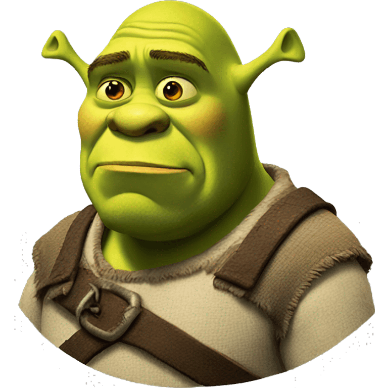 Sad shrek  emoji