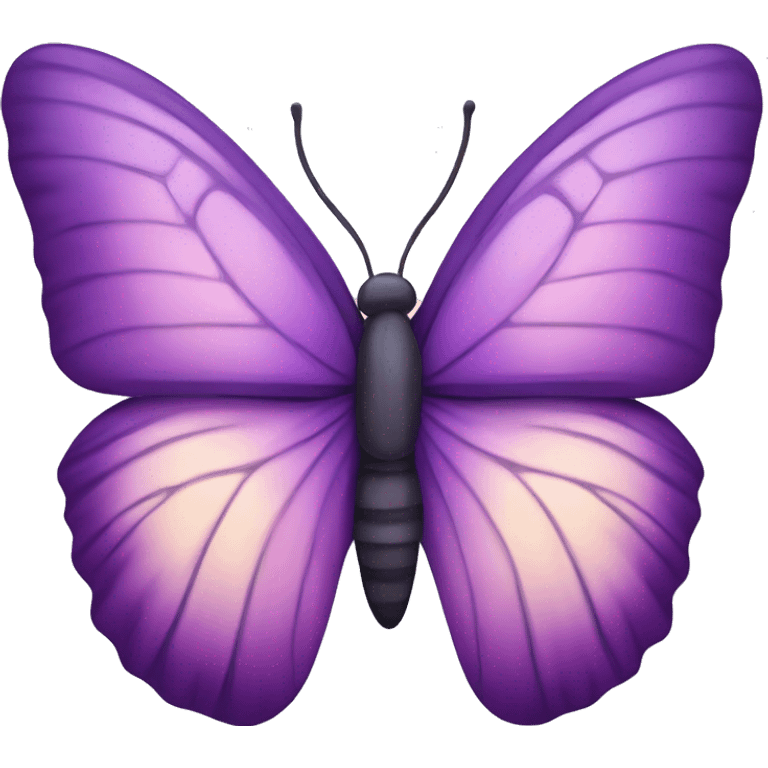 Purple butterfly  emoji