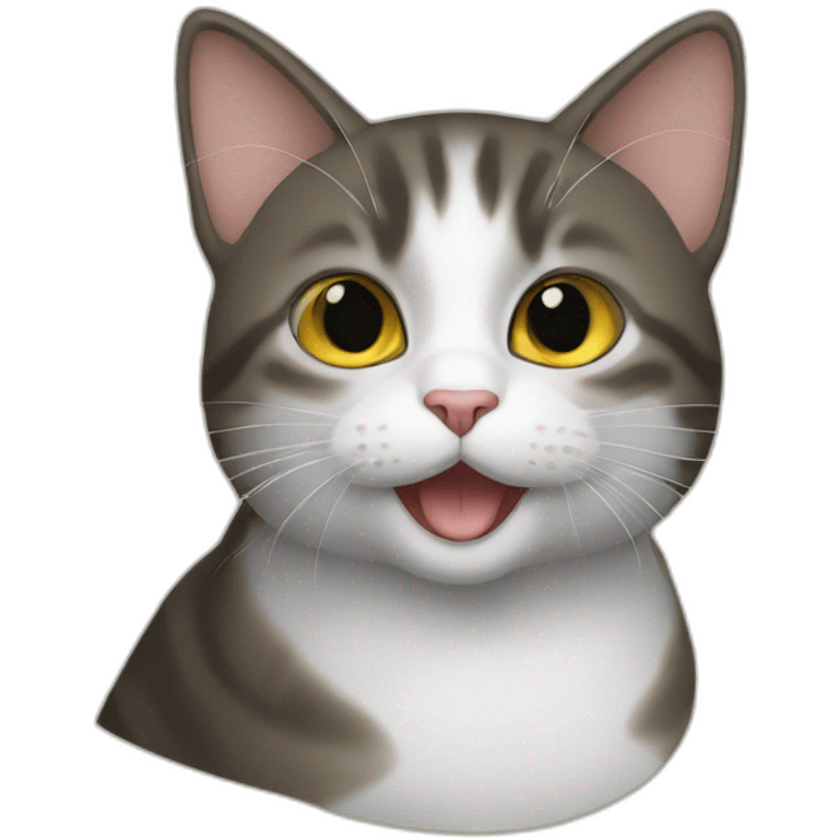 Un chat emoji