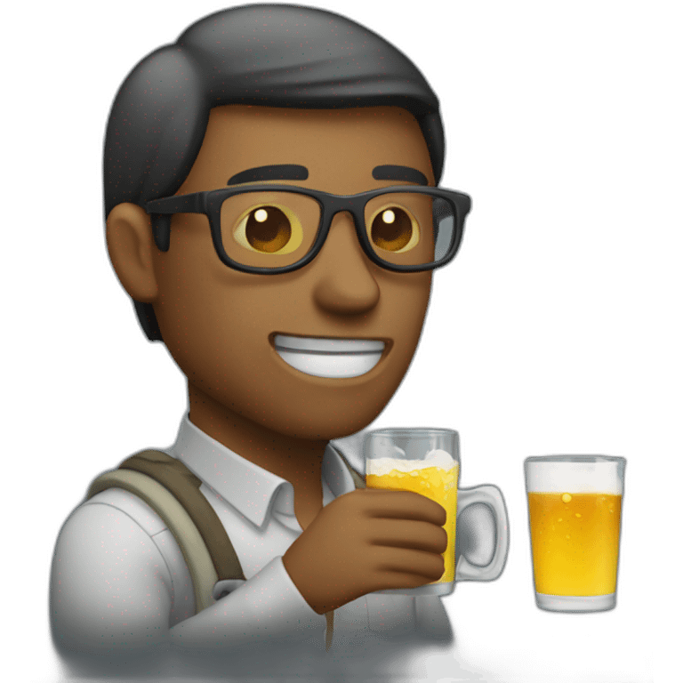 programmer drinking drink emoji