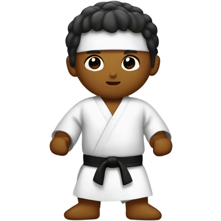 Karate man  bow emoji