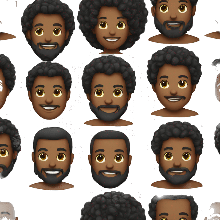 homem de cabelo preto penteado para frente de pele clara sem barba emoji