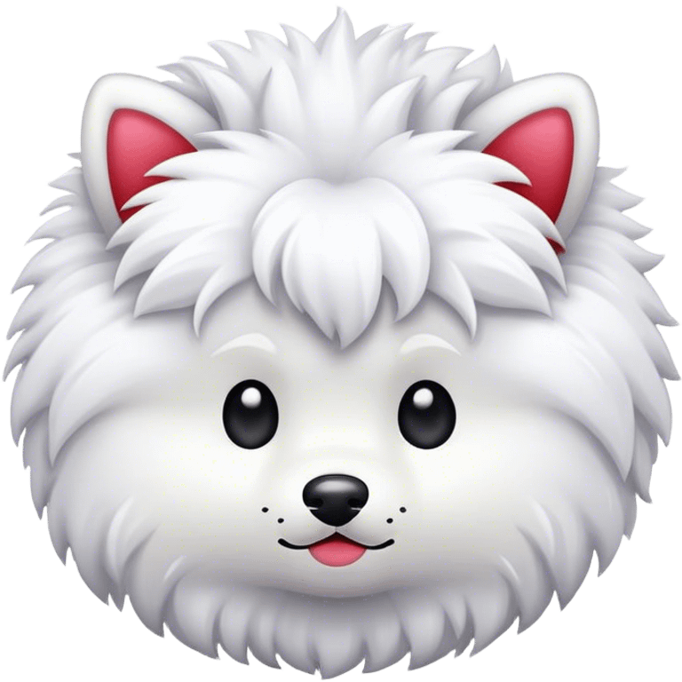 White pom emoji