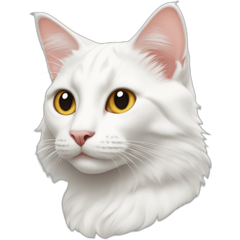 the turkish van cat emoji