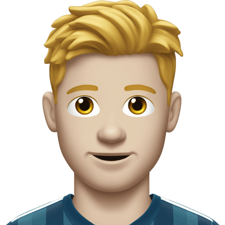 Kevin de bruyne mixed with Gold Member emoji