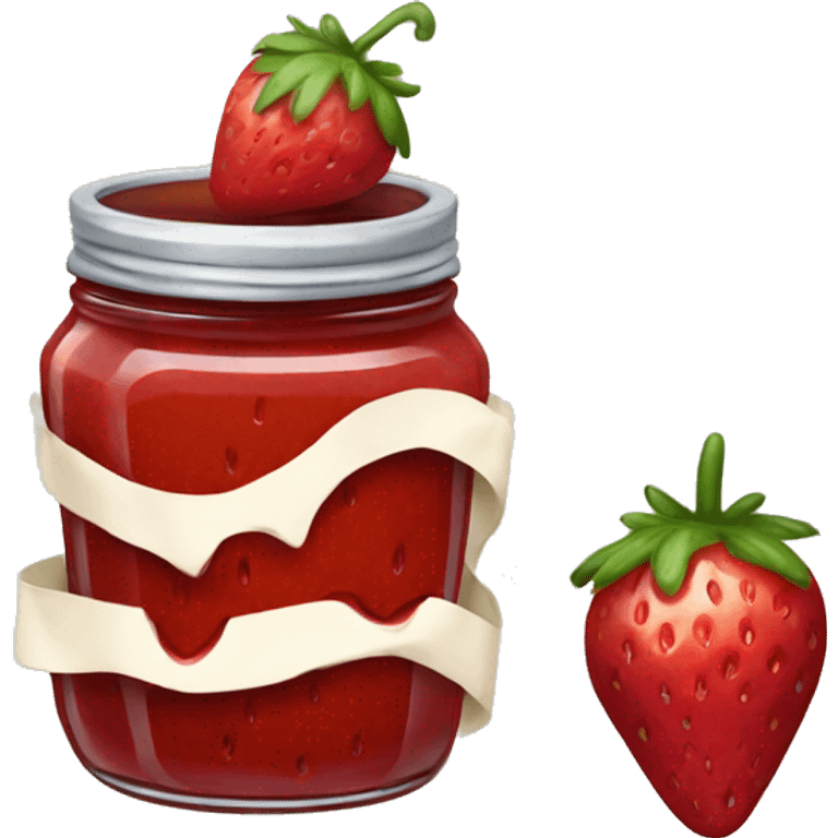 strawberry jam emoji