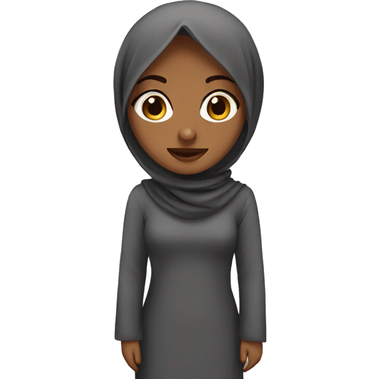 Cute hidjab girl  emoji