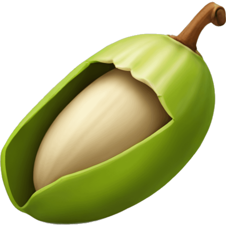 A single pistachio nut  emoji