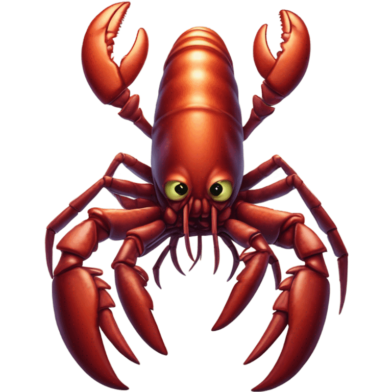 Evil mutated lobster  emoji