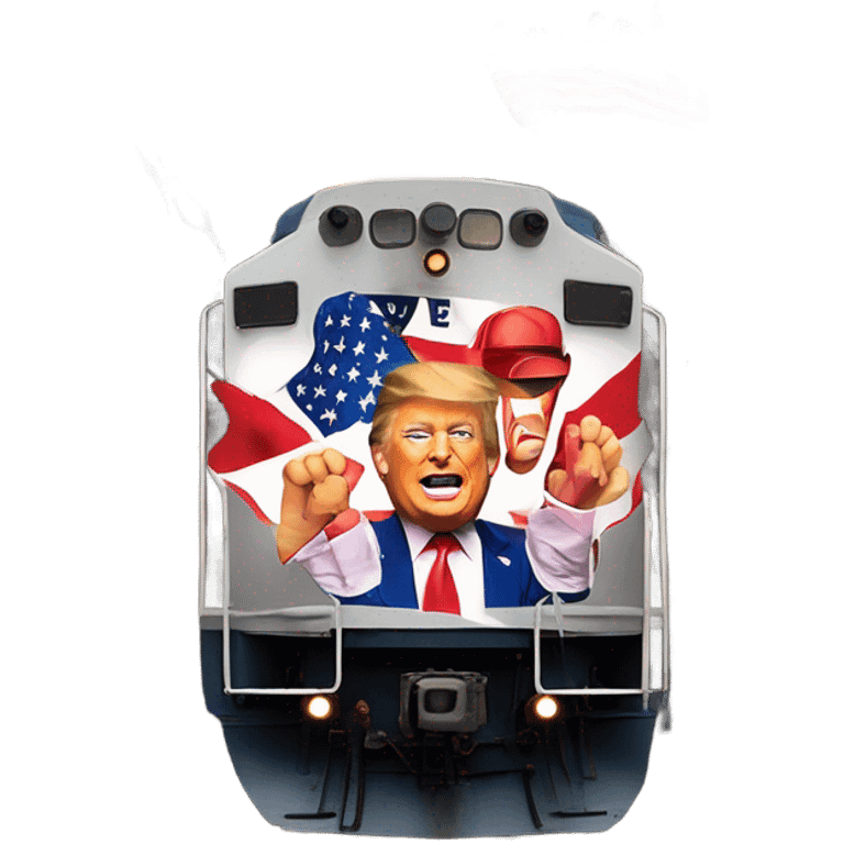 Trump train emoji