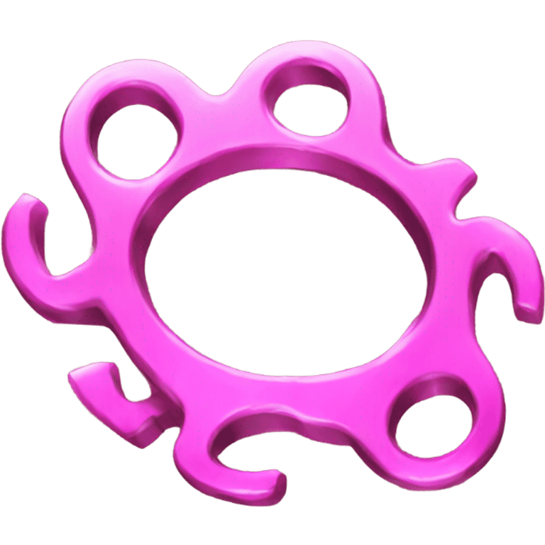 Pink brass knuckles  emoji