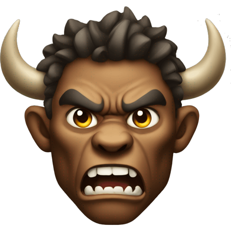 Minotaur angry emoji