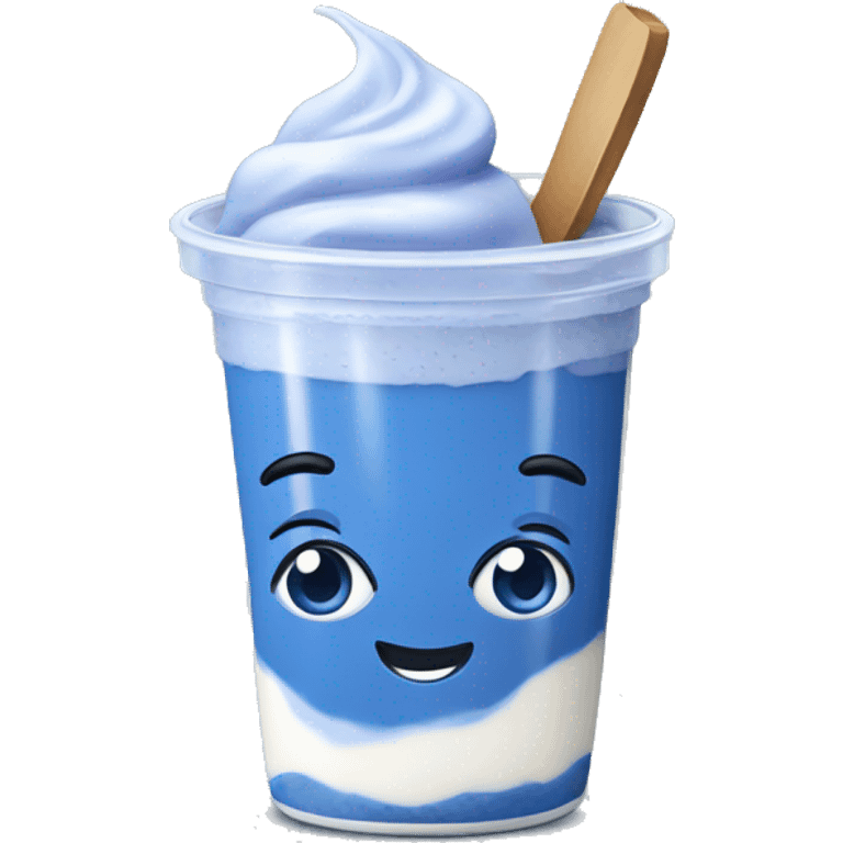 blueberry yogurt emoji