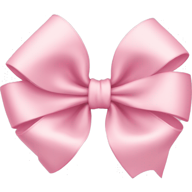 Light pink bow emoji