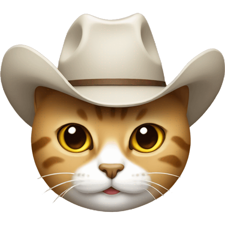 cat with cowboy hat emoji