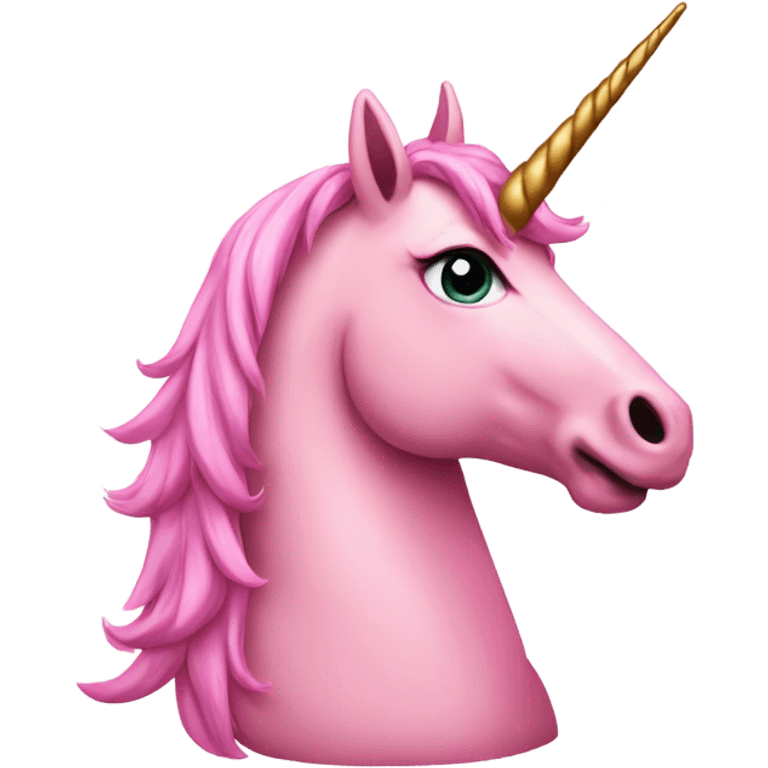 Big fat sassy pink unicorn emoji