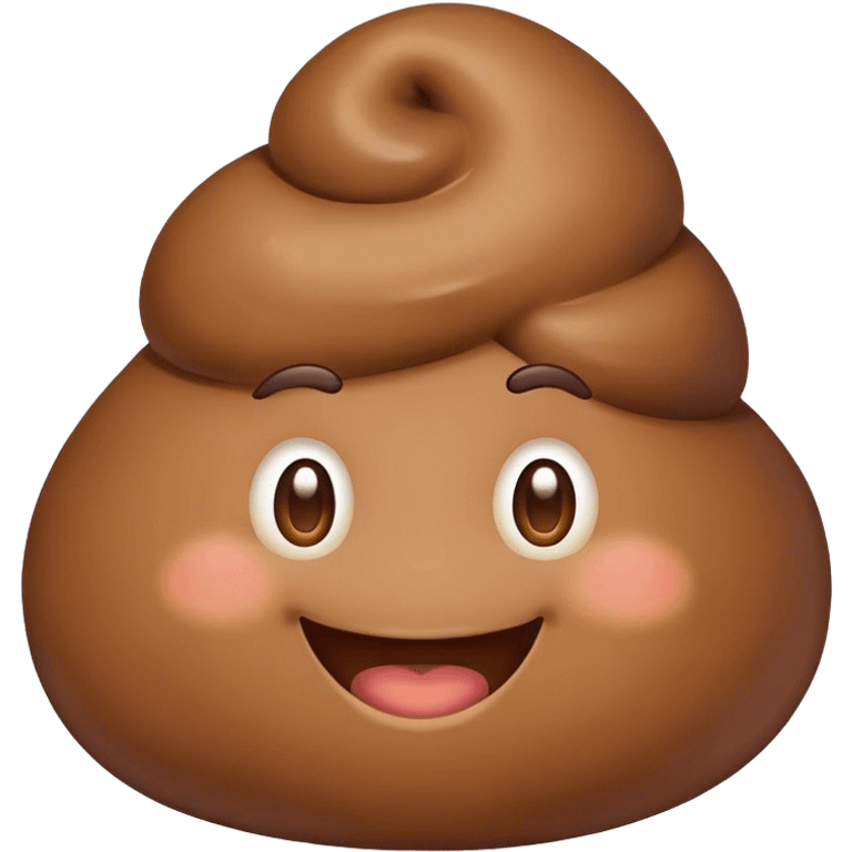 Smiling poop emoji