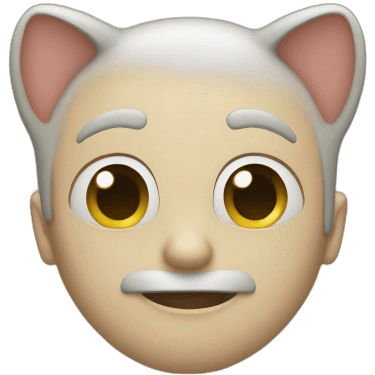 Chat regard fourbe emoji