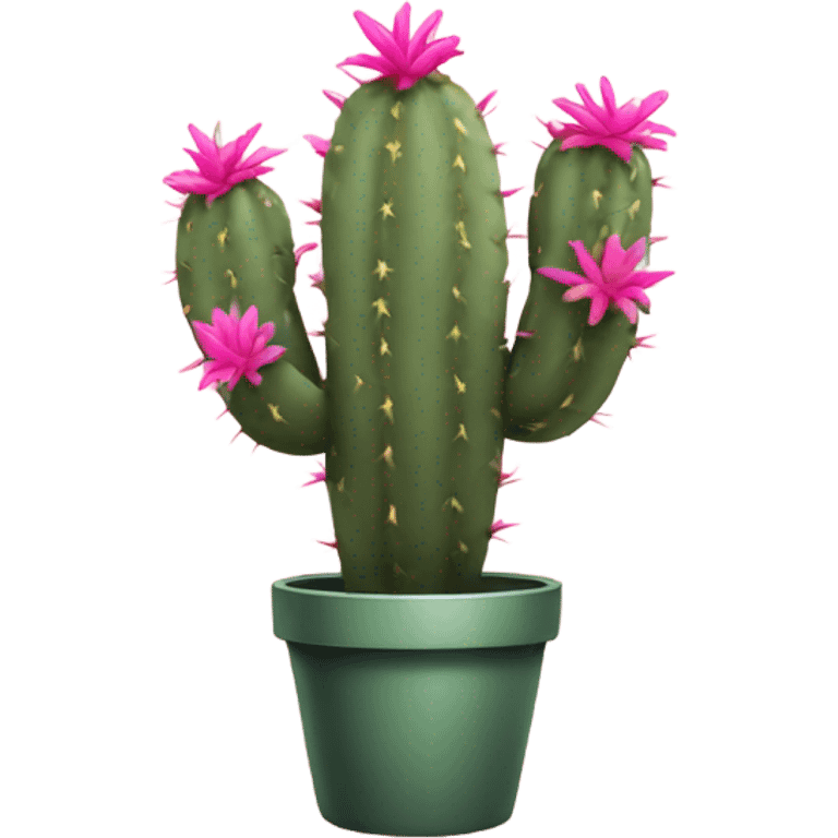 pink cactus emoji