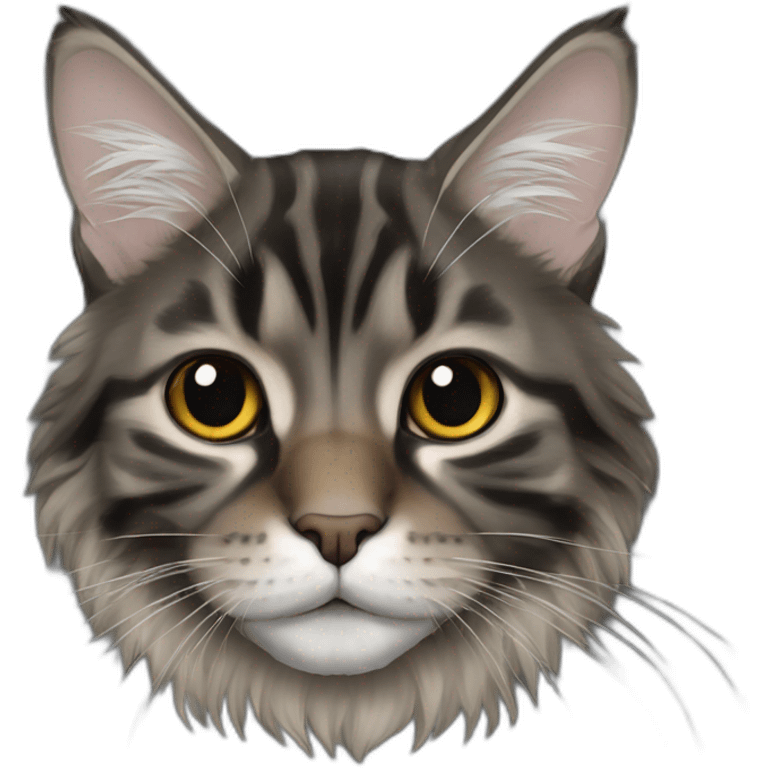 Mainecoon black emoji