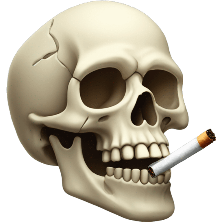 skull smoking emoji