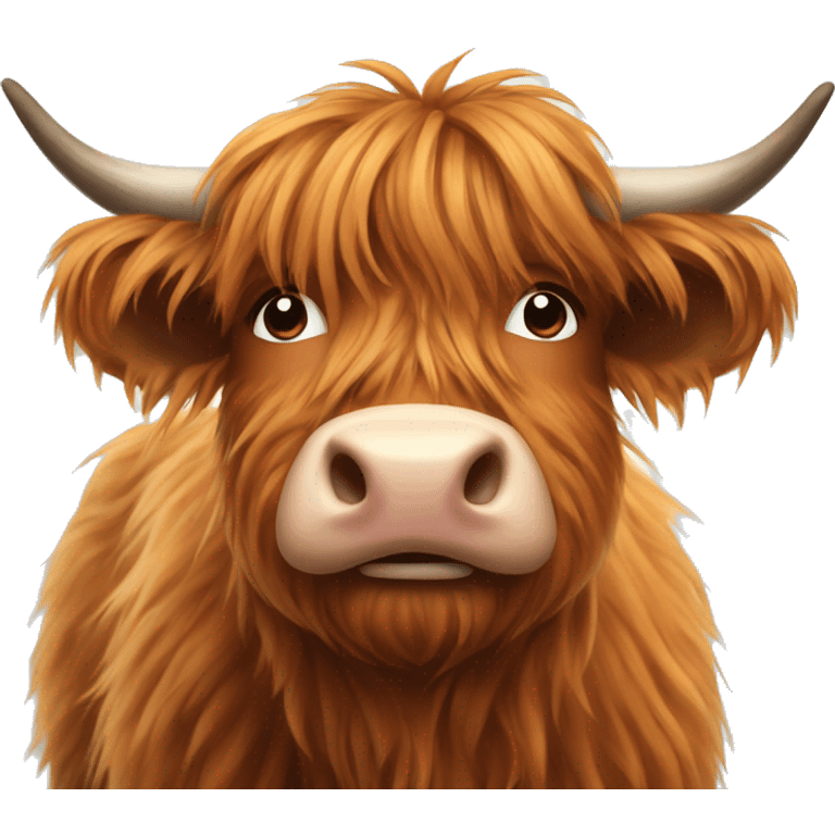 highland cow emoji