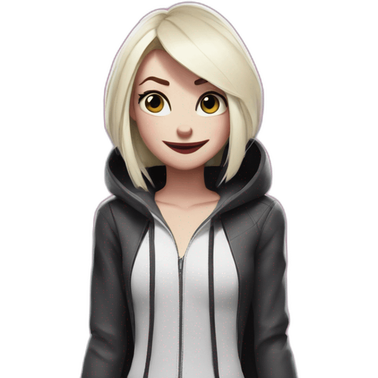 spider gwen from spiderverse emoji