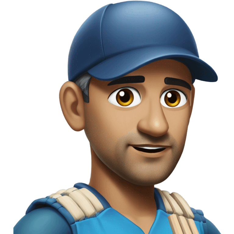 dhoni emoji