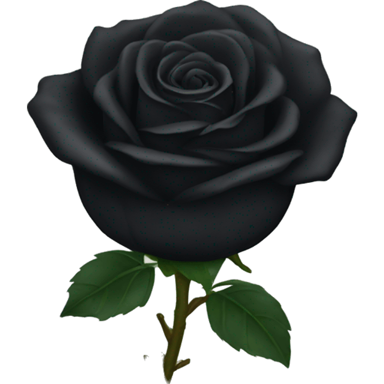 Black rose  emoji