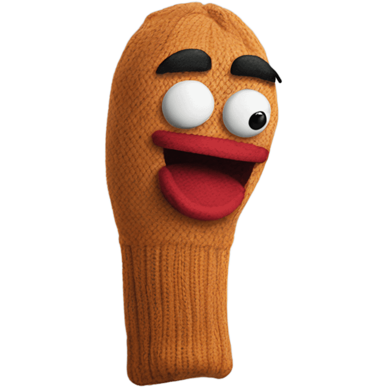 Sock puppet emoji