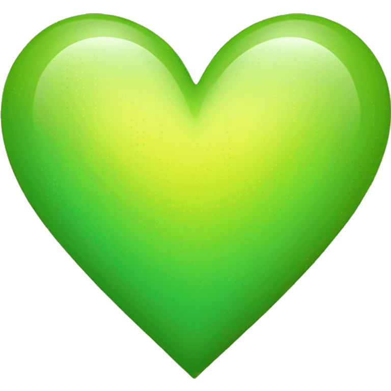 yellow-green heart emoji