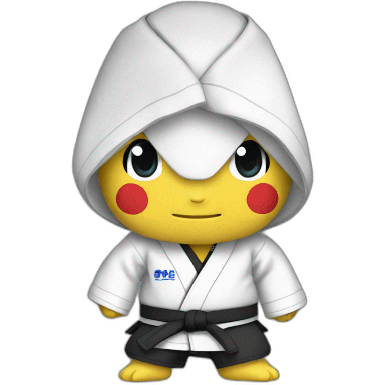 Pokémon in a Jiu-Jitsu gi emoji