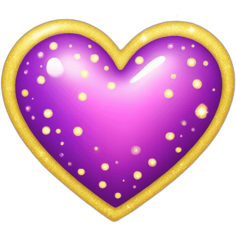 pink-and-purple-heart-with-yellow-sparkles emoji