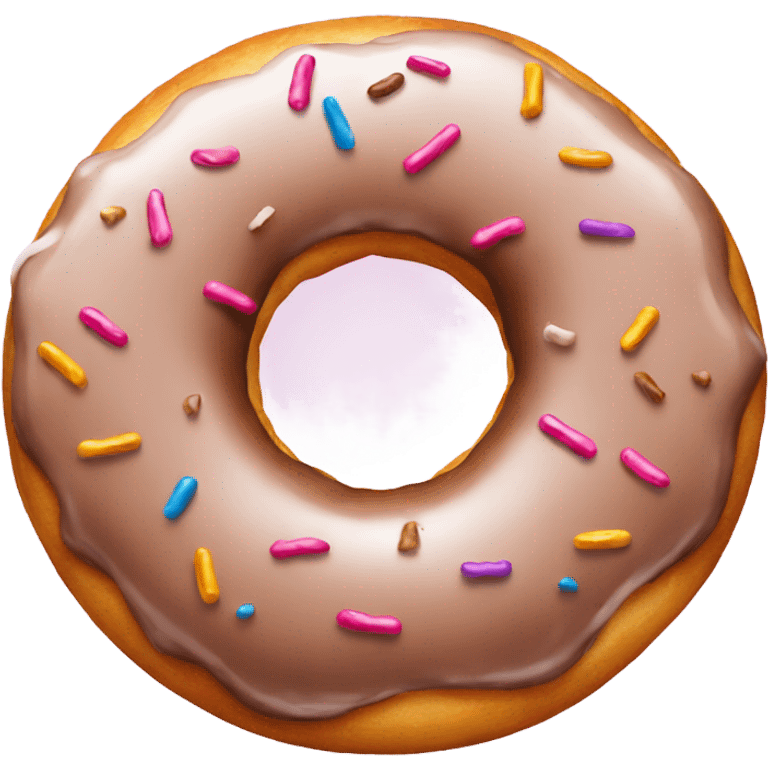 Donut with attitude emoji