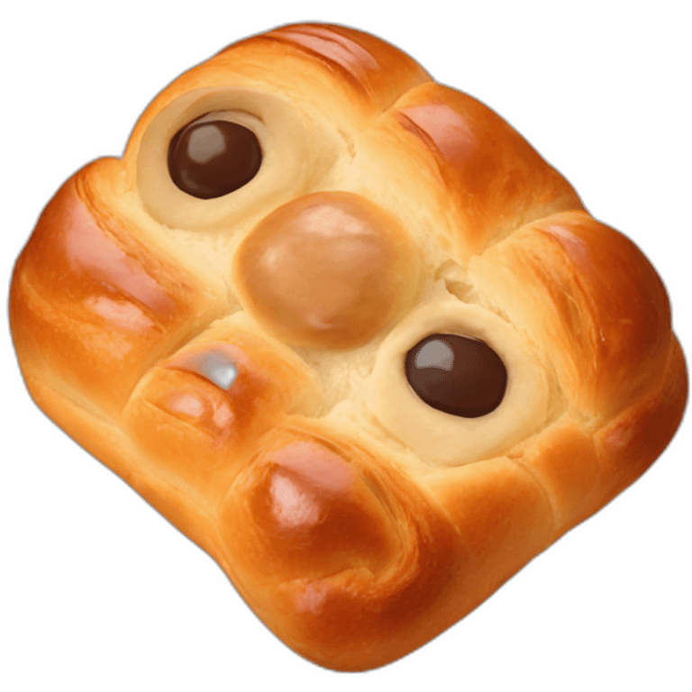 Un unique pain au chocolat emoji