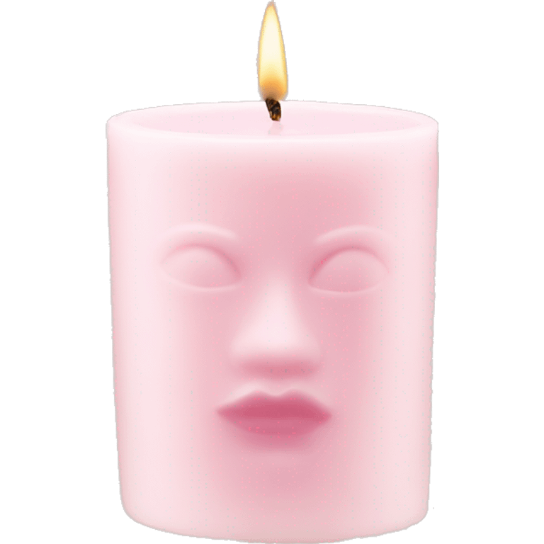 Light pink dior candle emoji