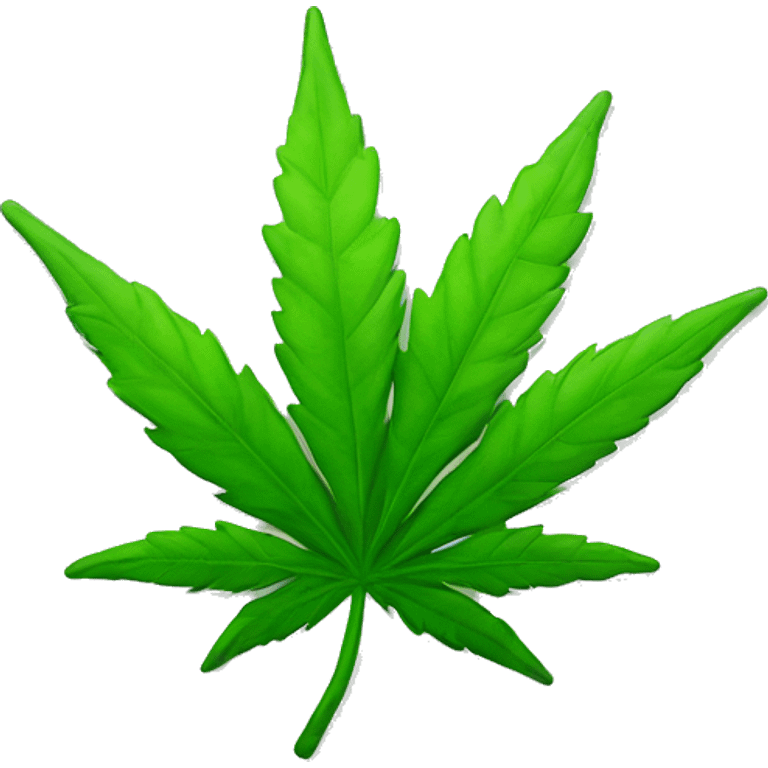 Weed leaf emoji