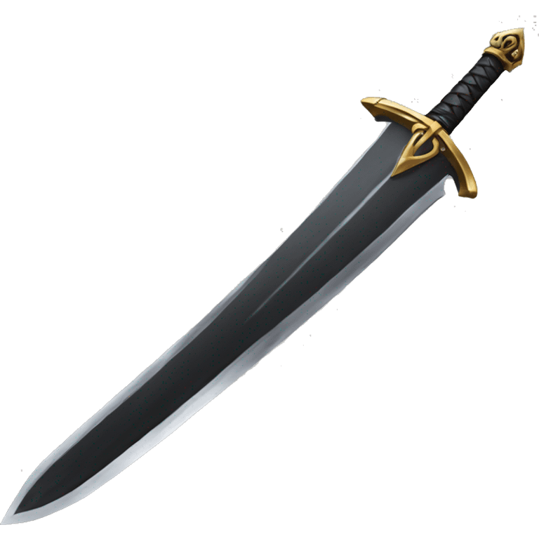 Black sword emoji