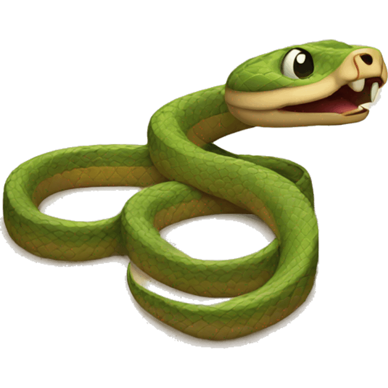 snake on the beach emoji