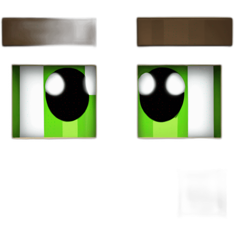 minecraft creeper face emoji