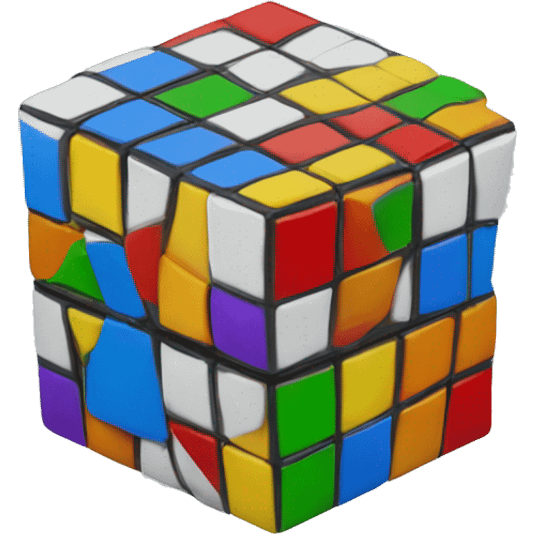 simply cube Rubik  emoji