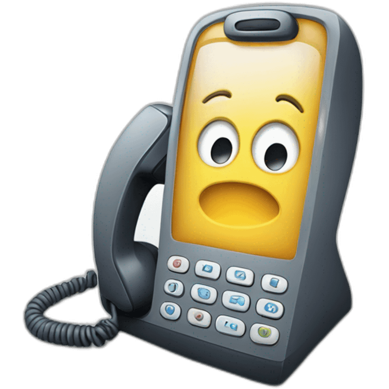 Téléphone chat emoji